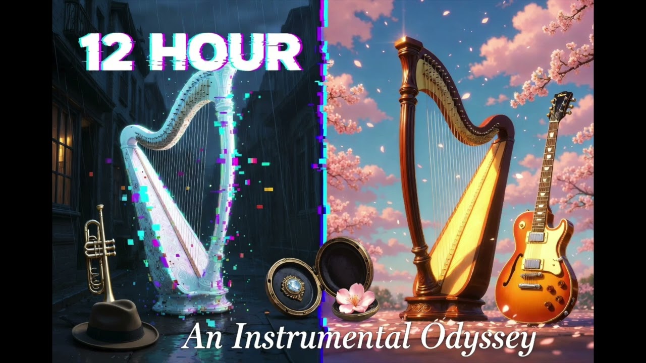 12 HOURS of Glitch-Pop Rock | Hybrid Beats, Celtic Harp & Epic Anime Choruses | Study/Game/Chill Mix
