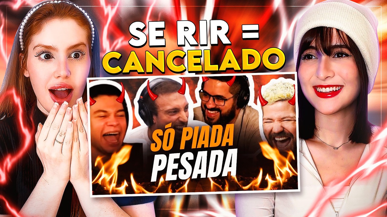 REACT | SÓ PIADAS PESADAS! Se rir, já sabe né? | CR Reacts
