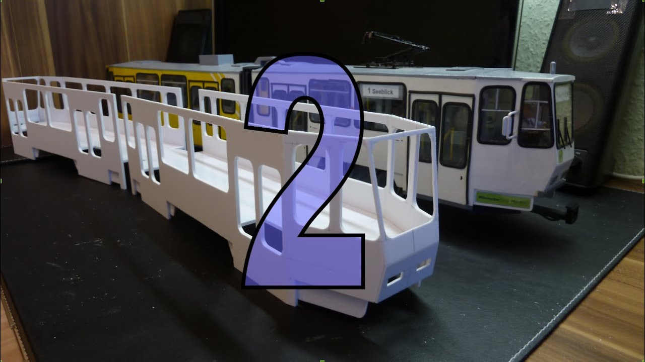 Modellbau XXL Straßenbahn Gartenbahn - selber bauen #2