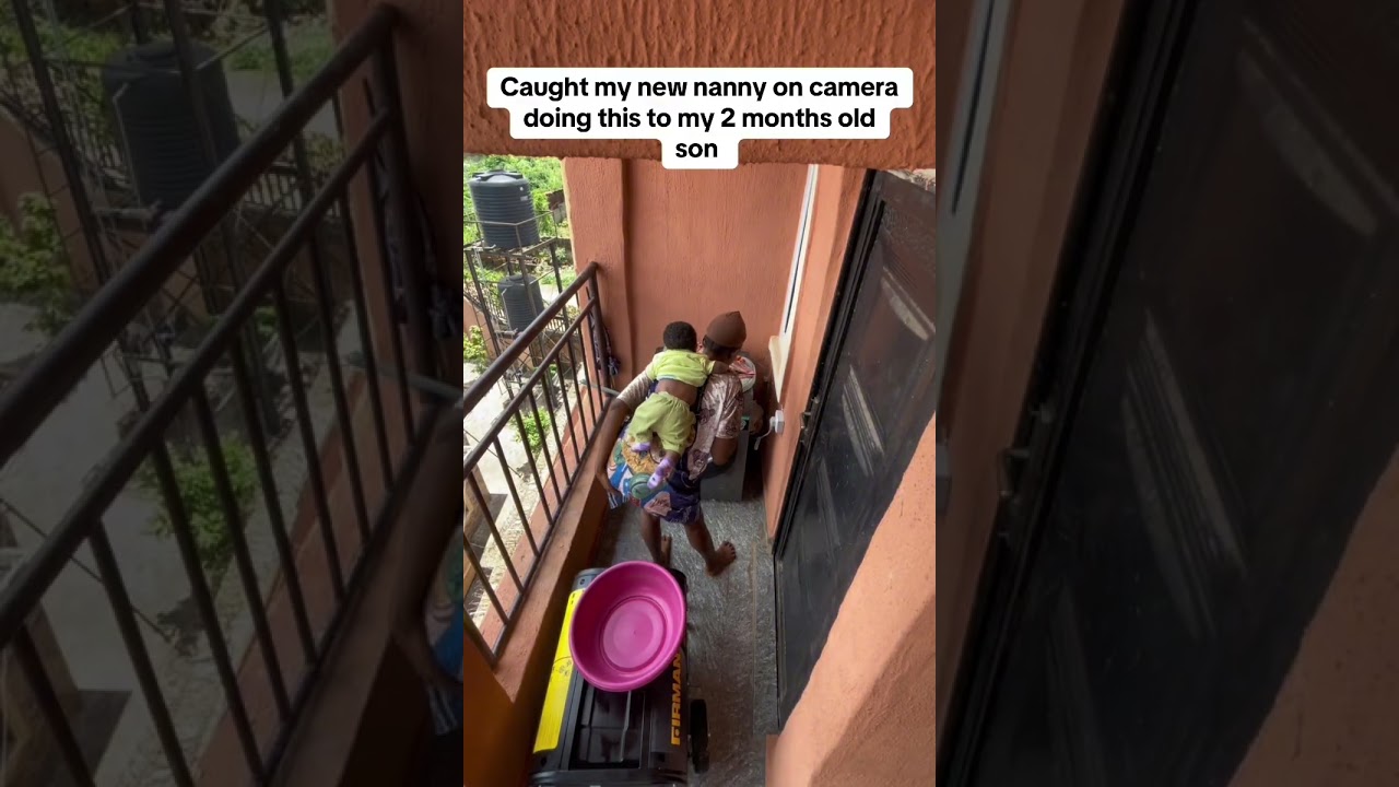 Caught my nanny on camera doing this to my 2months old son