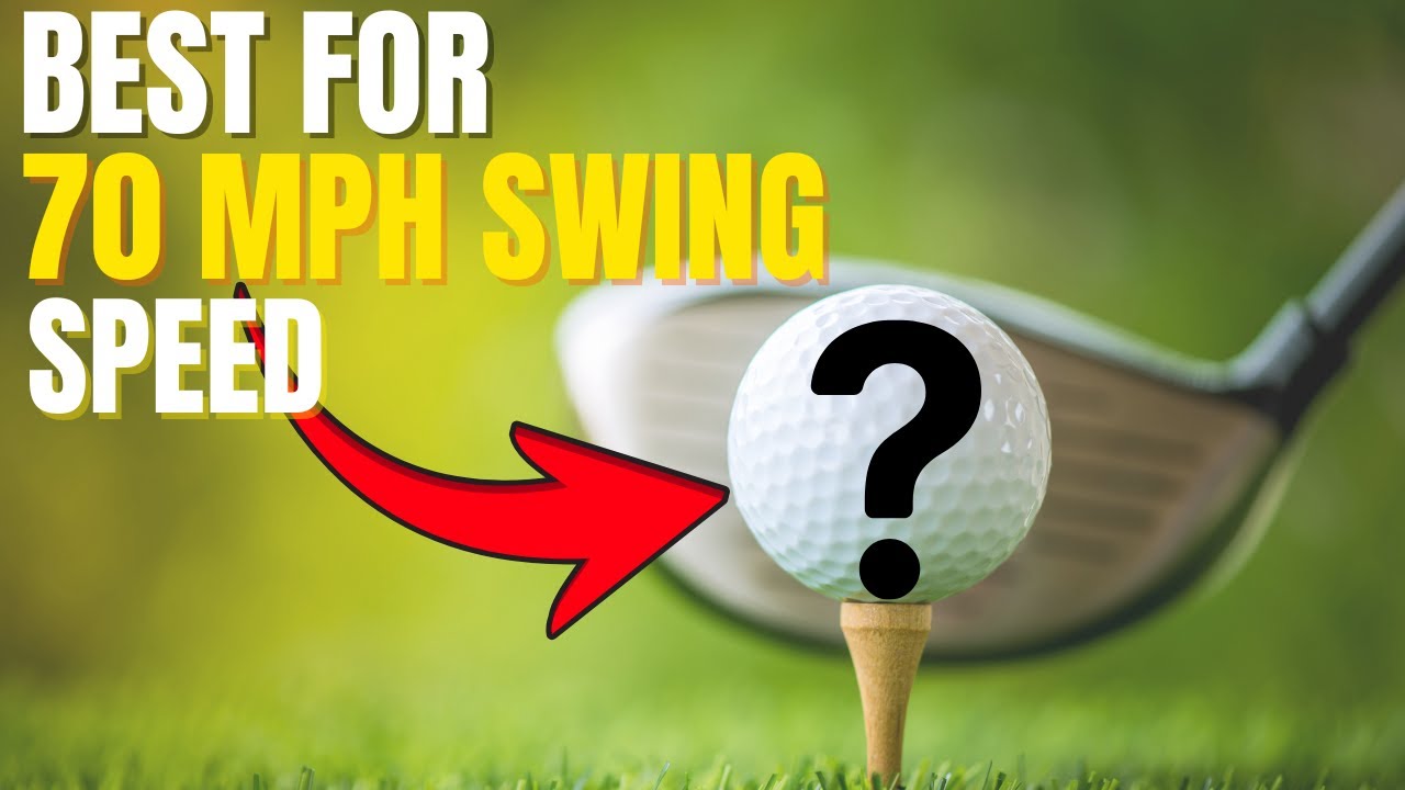 What's the BEST Golf Ball for 70mph Swing Speed | Top 5 Golf Balls