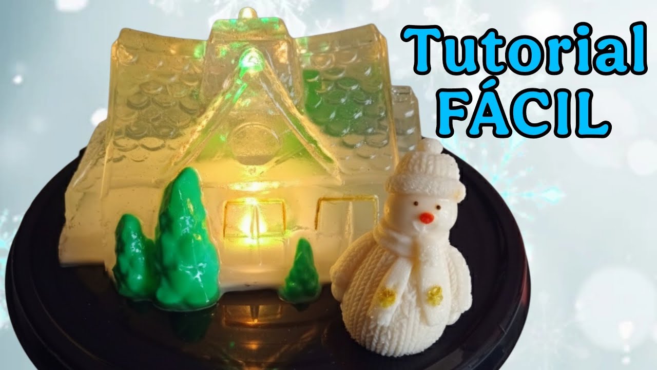 Casita de Cristal en Gelatina