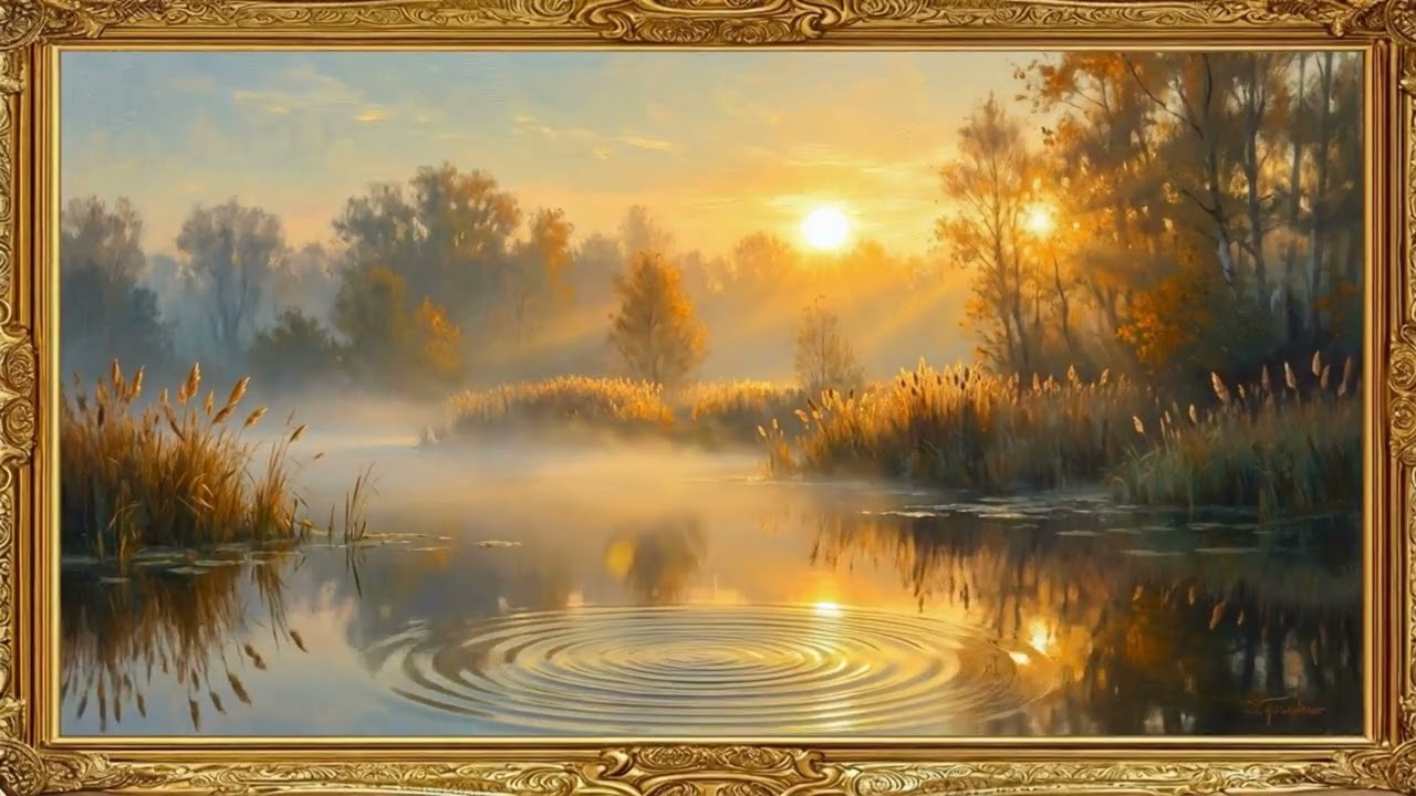 Peaceful Lake TV Art Frame 🌅 Relaxing Nature Wallpaper