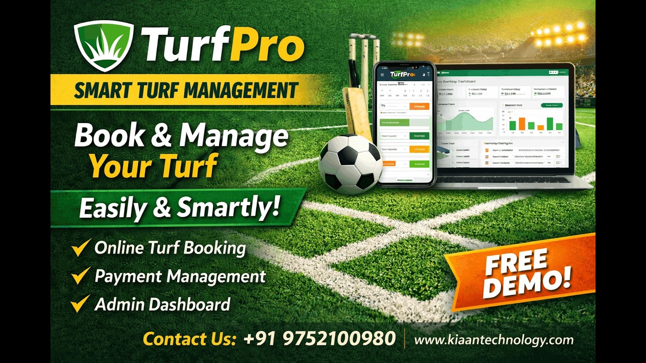 Smart Turf Booking & Management System | Full Overview