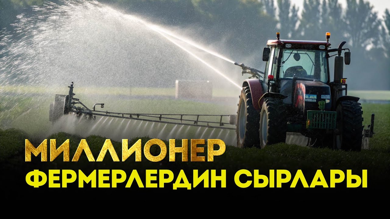 Жамгырлатып жана чачыратып сугаруу системасын ким жасайт? Сууну үнөмдөйт түшүмдү көбөйтөт 4-5 эсе.