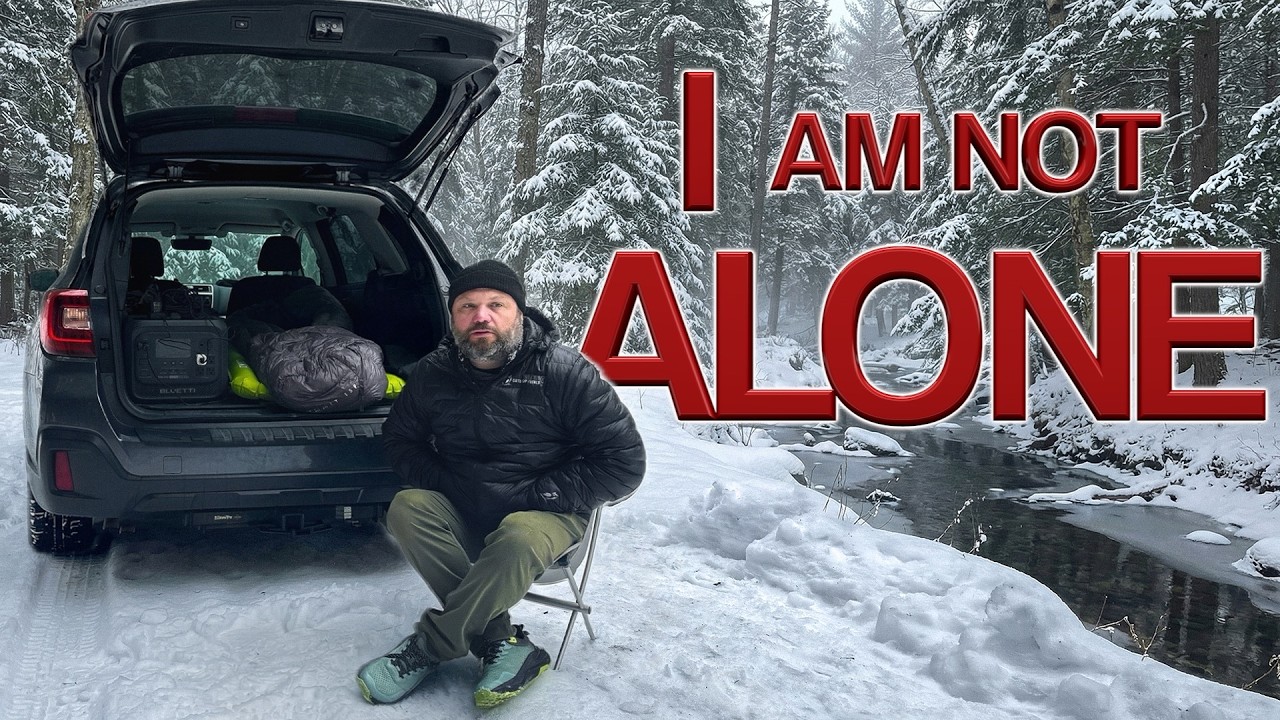 I'm NOT ALONE | Winter Car Camping deep in the Appalachian Mountains