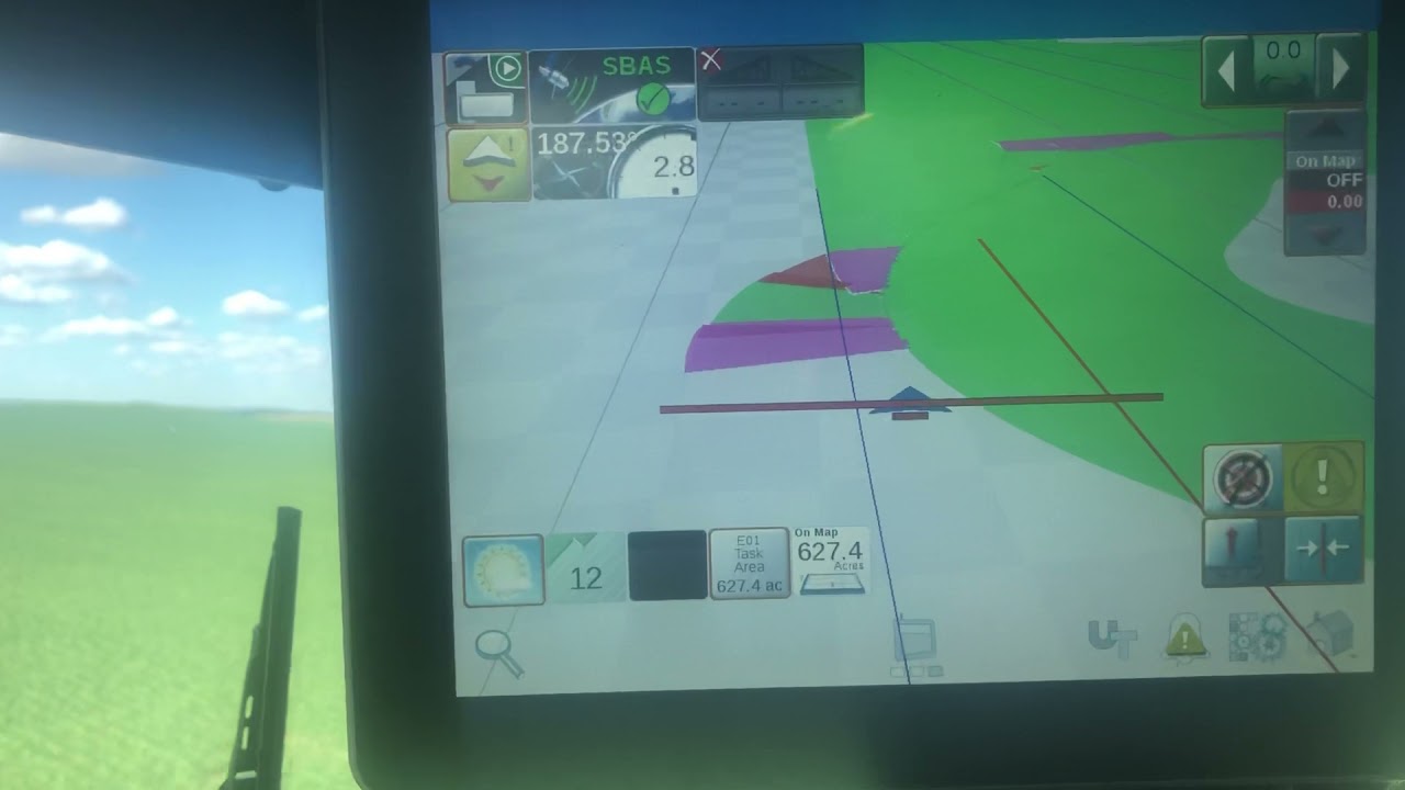Changing Forward Direction on a Raven Viper 4 monitor in an AGCO Rogator RG1300C sprayer