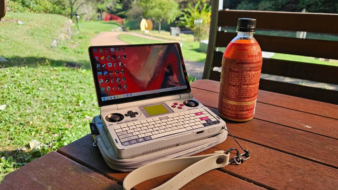 야외에서 게임하기 - 도자공원,GPD WIN MINI(Outdoor Gaming-Gwangju Ceramic Park, Gyeonggi Province, GPD WIN MINI)
