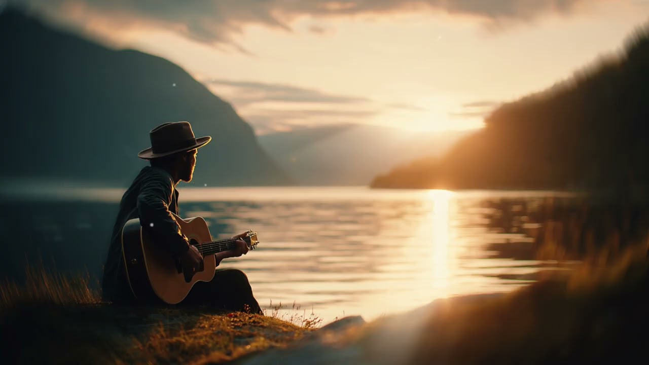 Chill Fjord – Acoustic Sunset Mix 003 | Warm Guitar Moments 🌅🎸