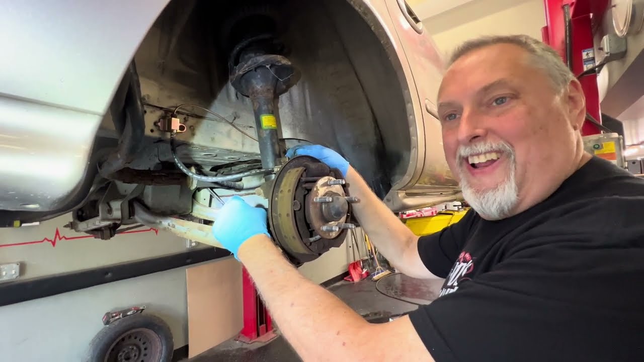 How To Replace Rear Brake Shoes On (1993-2005) Mercury Sable