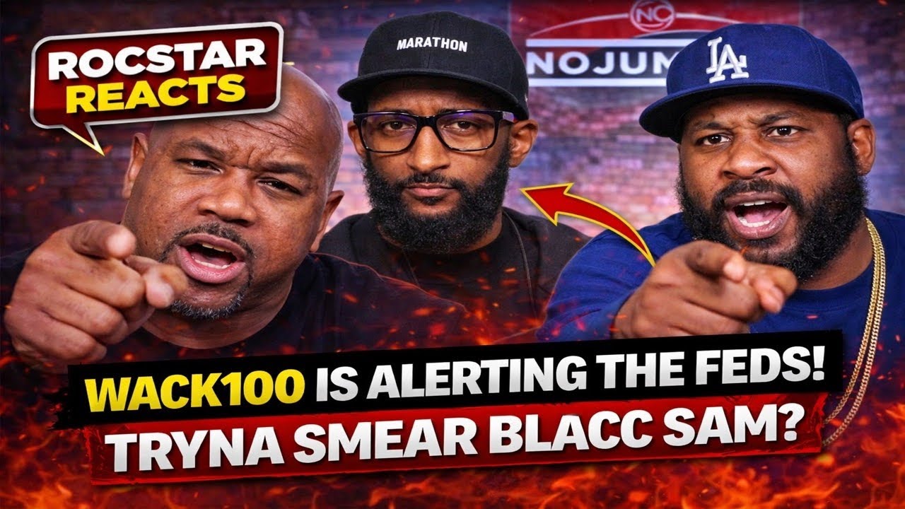 Реакция Rocstar: Wack100 продолжает поливать грязью Блэк Сэма в шоу Адама и Wack 🤔