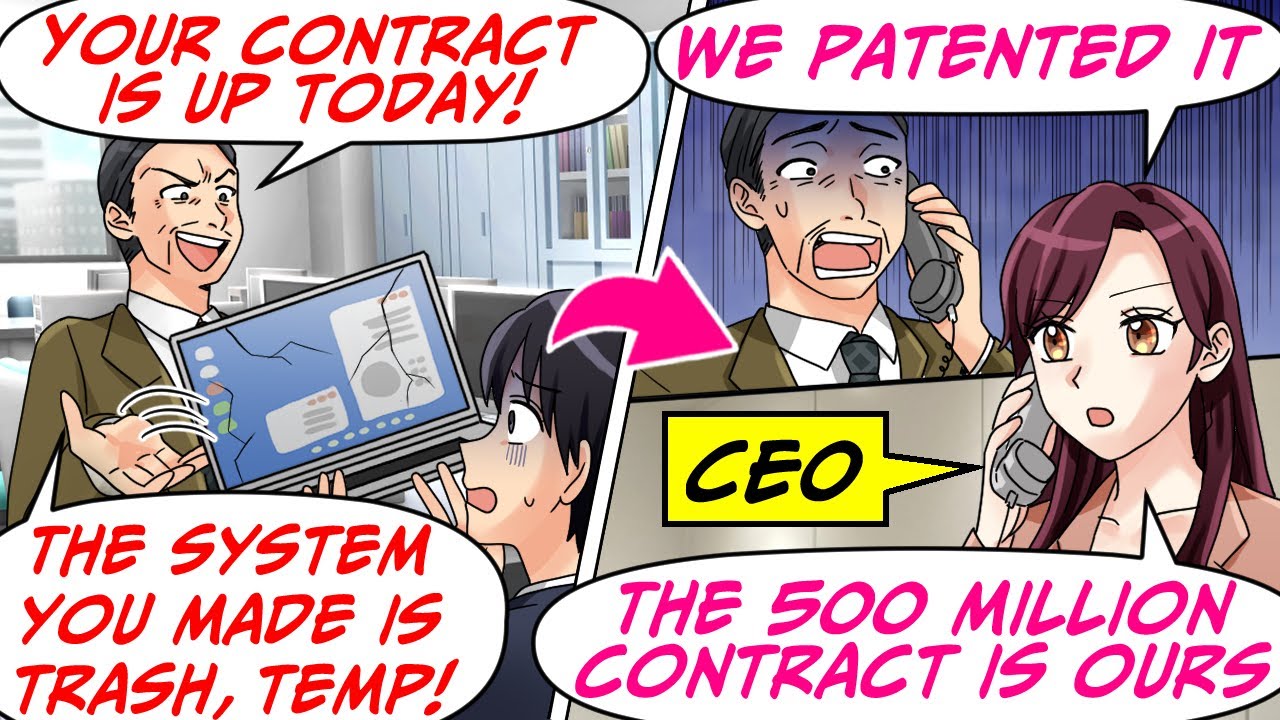 Got Fired as a Programmer When my Temp Contract Ran Out! The Rival Company's CEO…[RomCom Manga Dub]