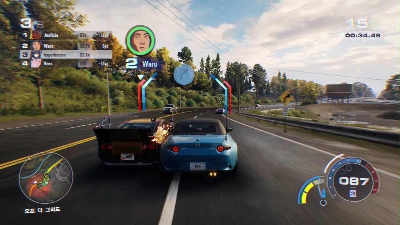 [Playstation5] 니드 포 스피드 언바운드 -스프린트 레이스 오프 더 그리드.(NFS UNBOUND)