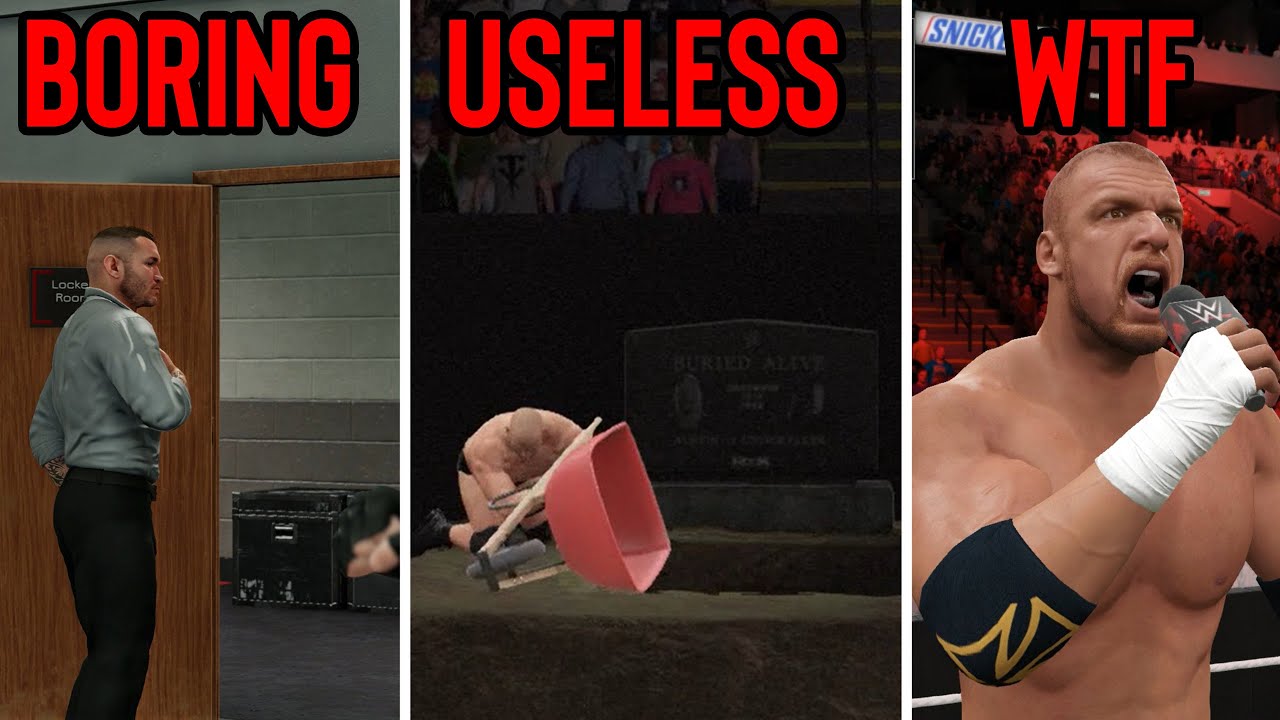 Самая переоцененная функция в каждой игре WWE 2K