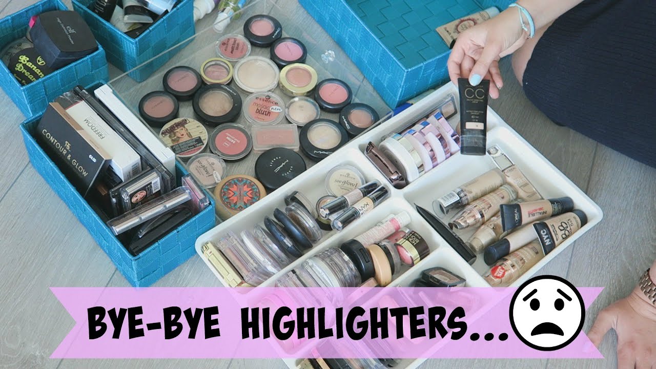 Makeup Stash Opruimen - Gezichtsproducten | Sarah Rebecca