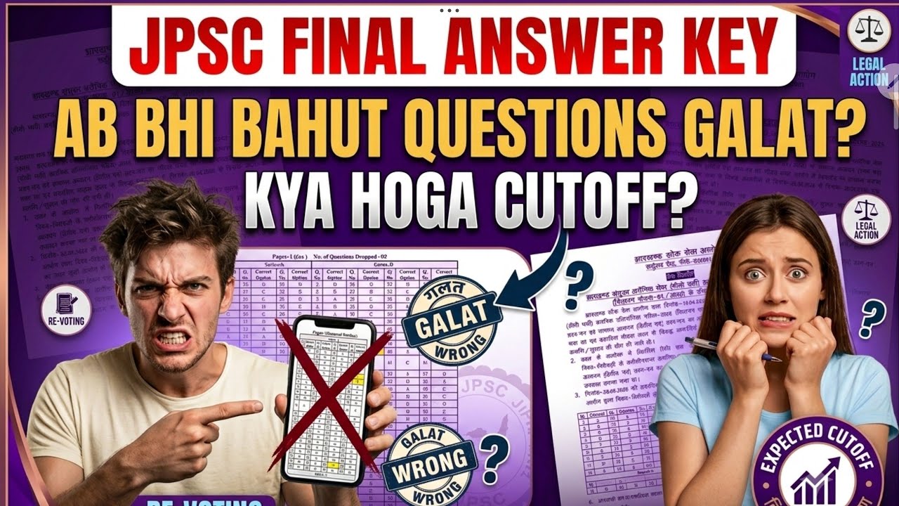 Errors in the JPSC Prelims Answer Key