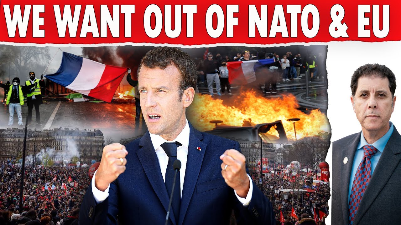 Францию ​​охватили протесты против выхода из ЕС (Frexit) и призывы к выходу из НАТО!