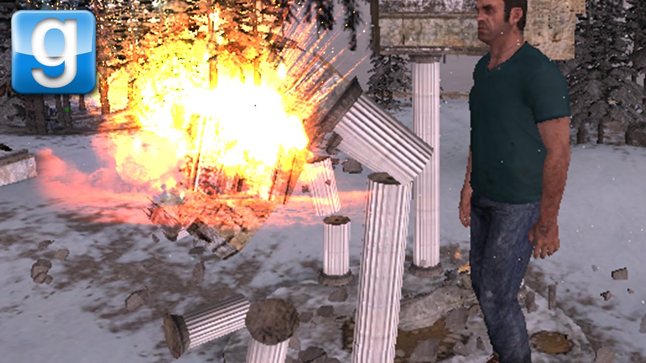Gmod TITANS vs DESTRUCTABLE MAP, EVIL BALLERINAS (Garry's Mod Sandbox Fun)