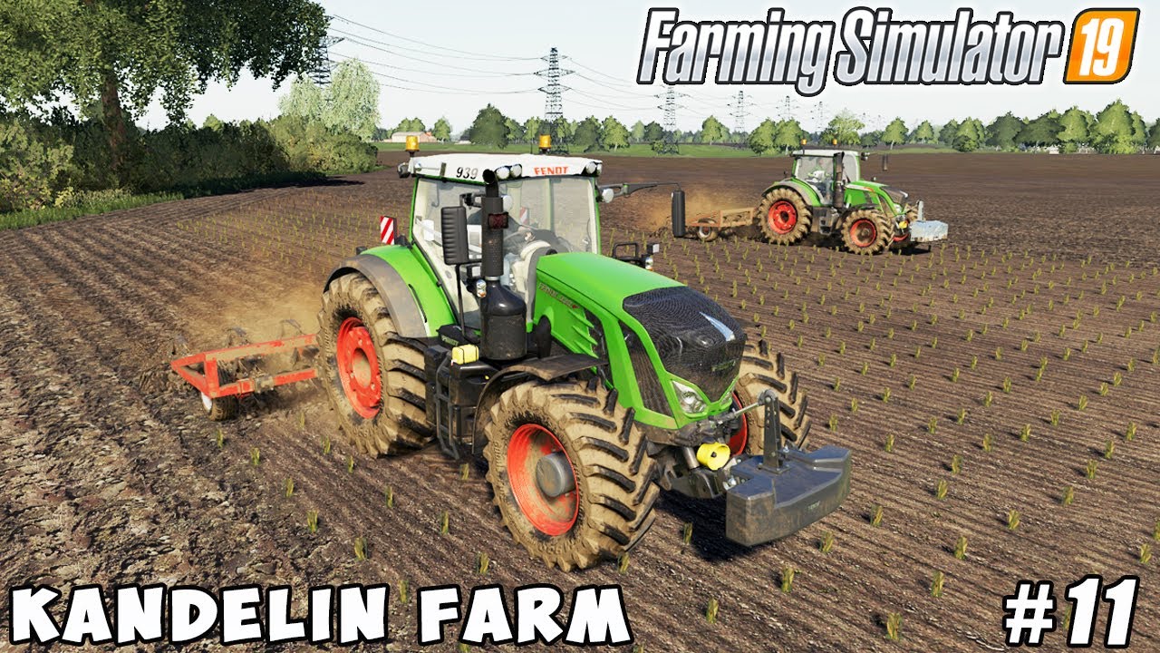 Weed control, plowing, sowing wheat with new seeder | Kandelin Farm | Farming simulator 19 | ep #11