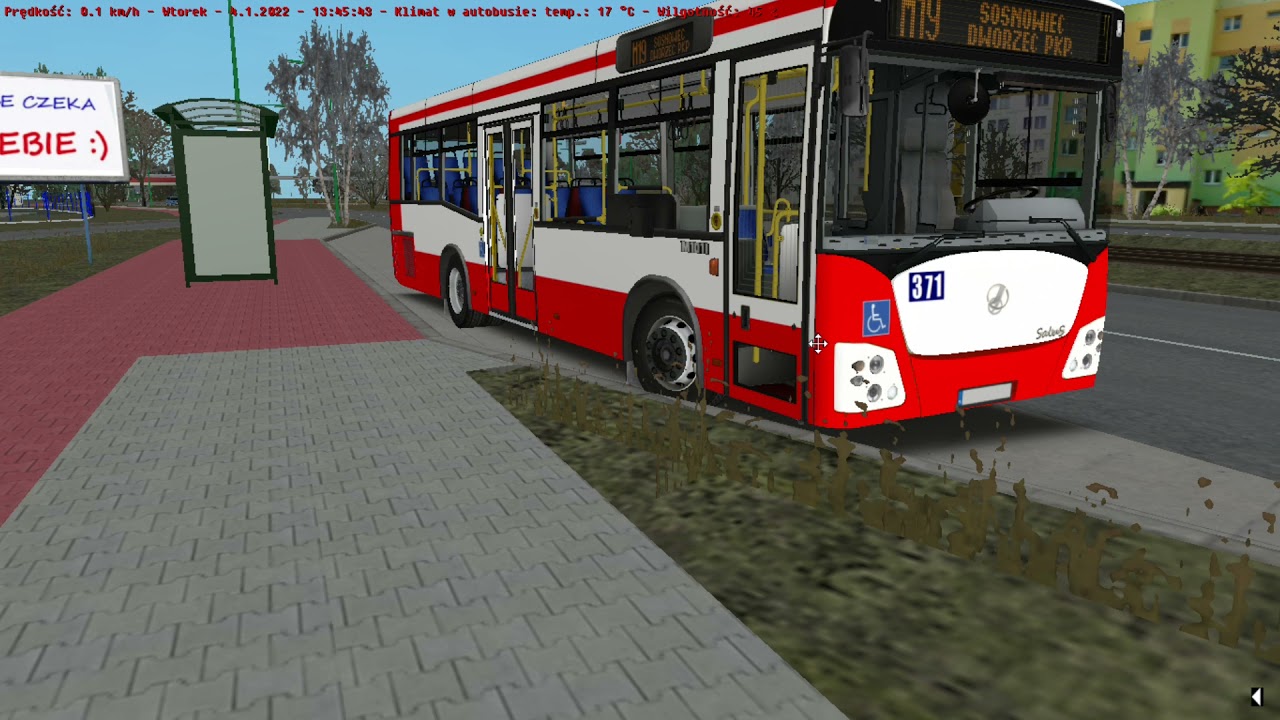 Linia M19 Będzin Targowisko -Sosnowiec Dworzec PKP (OMSI 2)