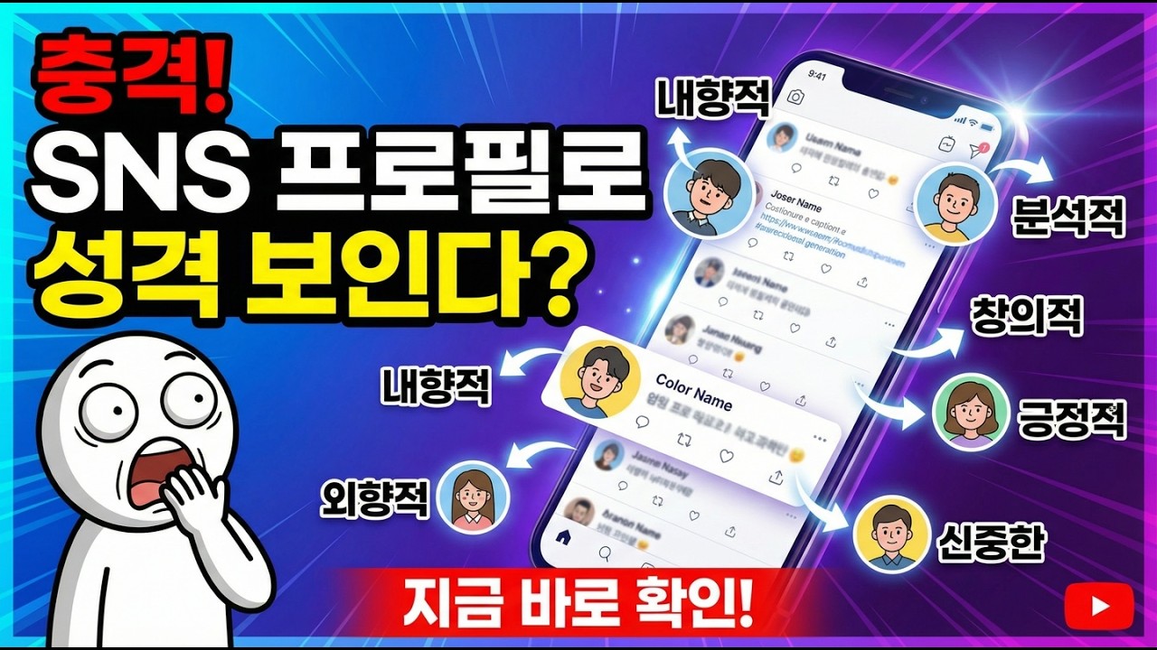 SNS 프로필 사진으로 성격 분석   당신의 숨겨진 심리가 드러납니다