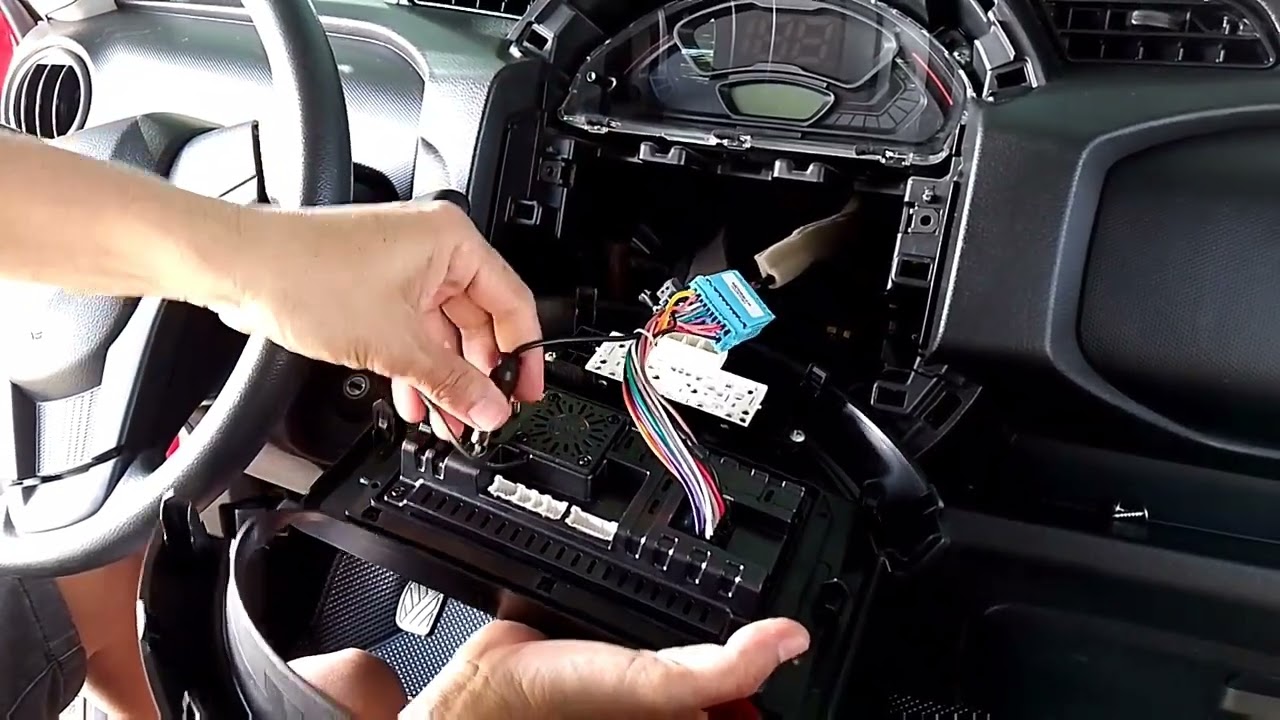 car android infotainment system installed sa suzuki spresso