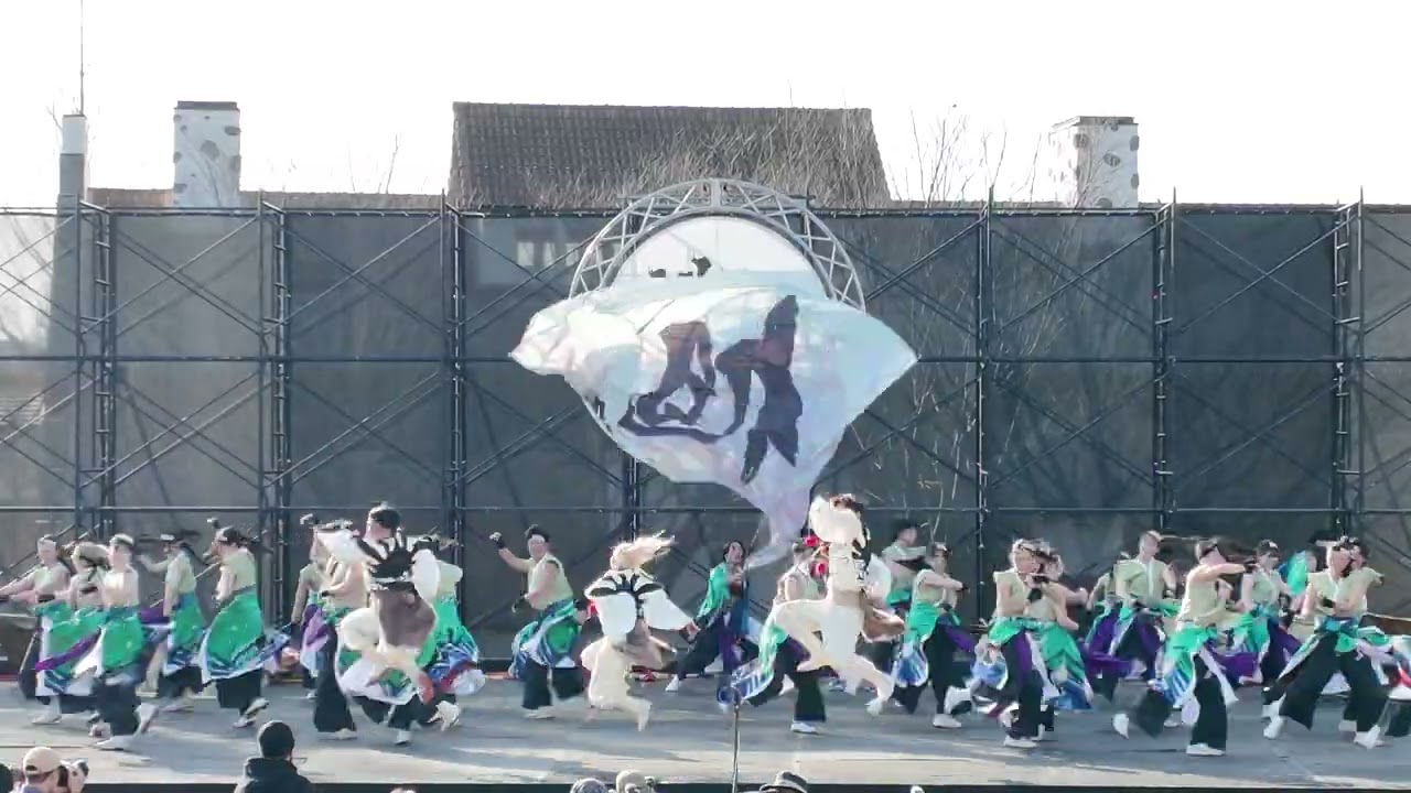 岡山うらじゃ連　旭　あかいわ桃磐祭（モモロックフェス）２回目