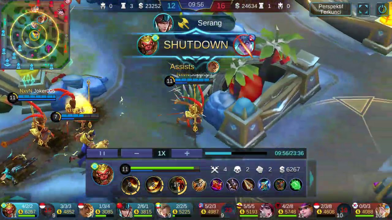 Build item sun versi Sandion