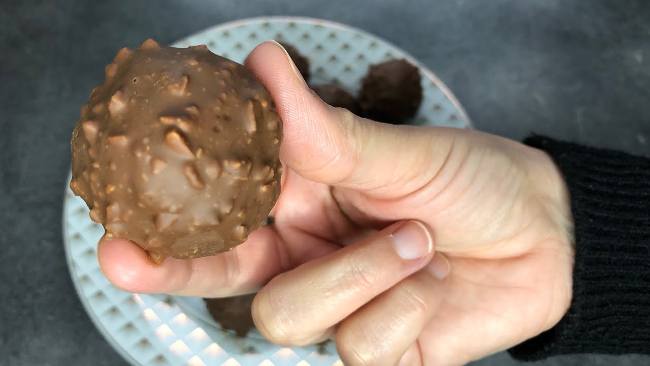 ✨ Recette des Ferrero Rocher maison ✨ facile à faire 🍫