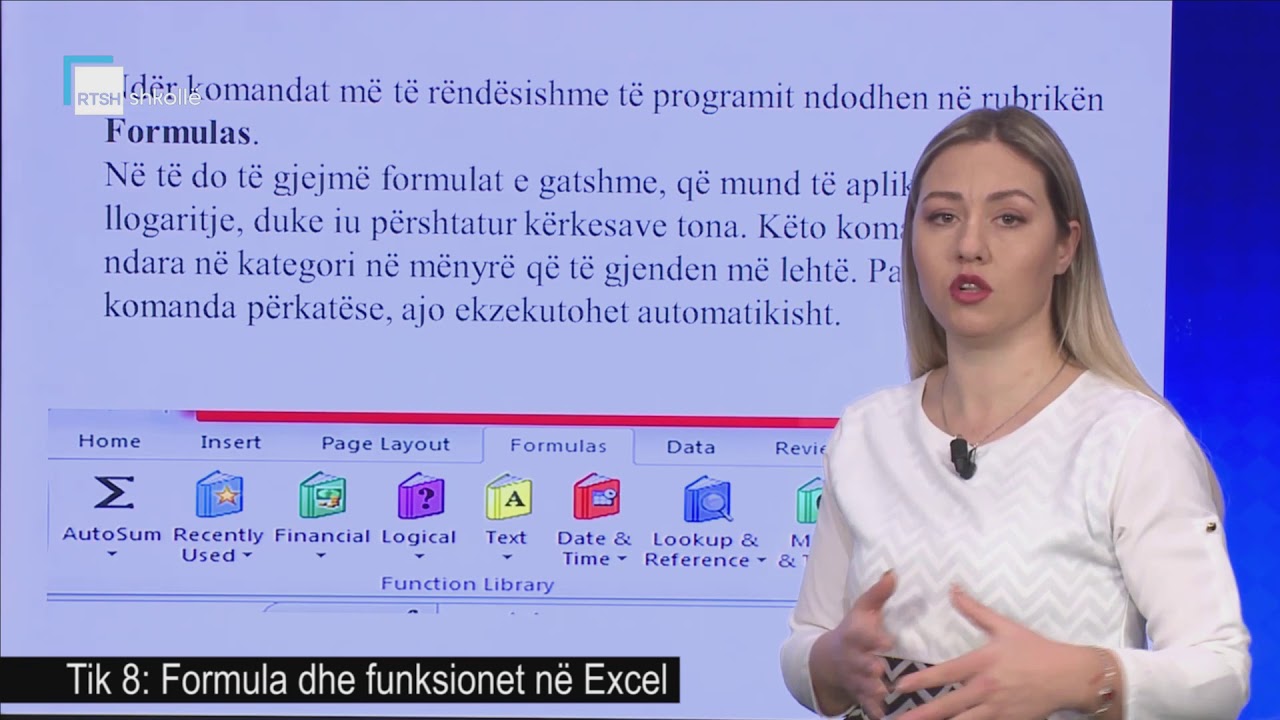 TIK 8 - Formula dhe funksionet në Excel