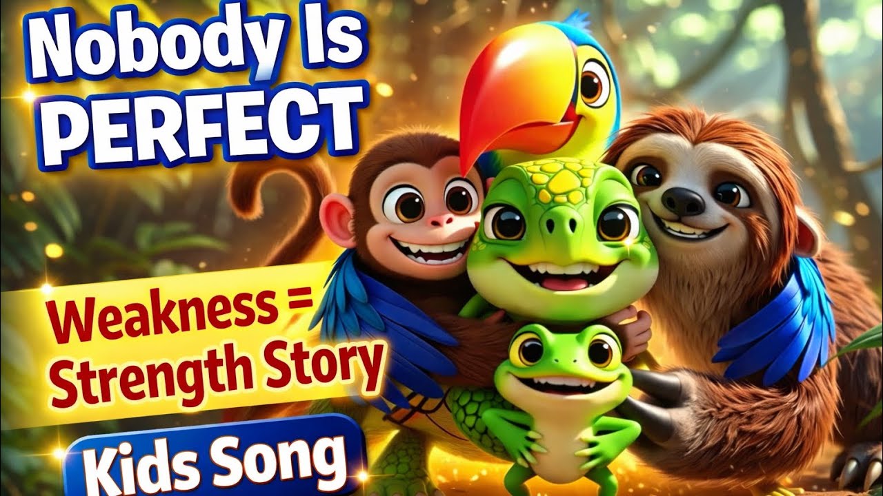 Nobody Is Perfect | Kids Motivational Song in Hindi | Weakness Is Strength Story | Jamura AI Video
