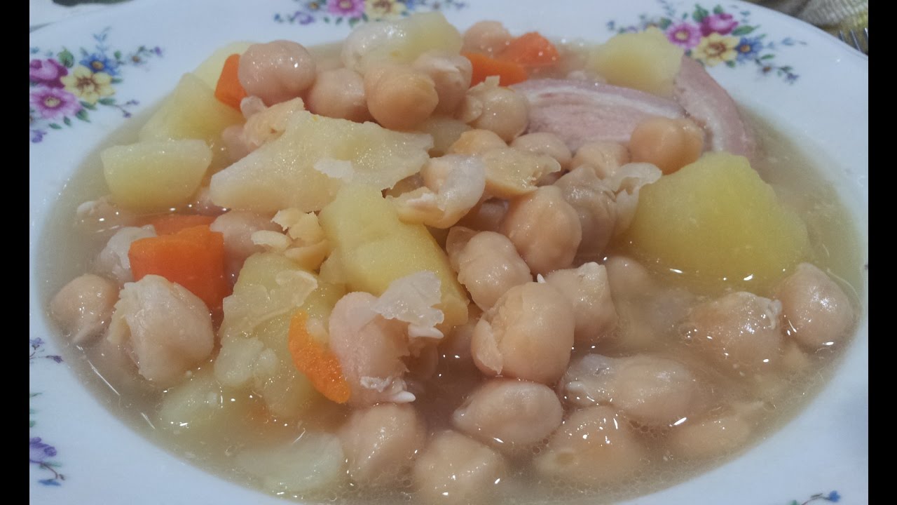 Cocido de garbanzos en olla GM G
