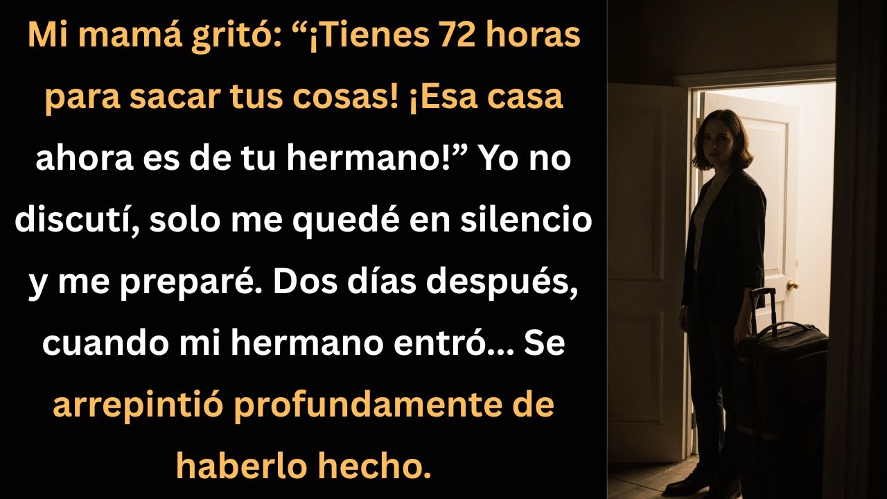 Me corrieron de mi propia casa… pero dos días después mi hermano deseó nunca haber entrado.