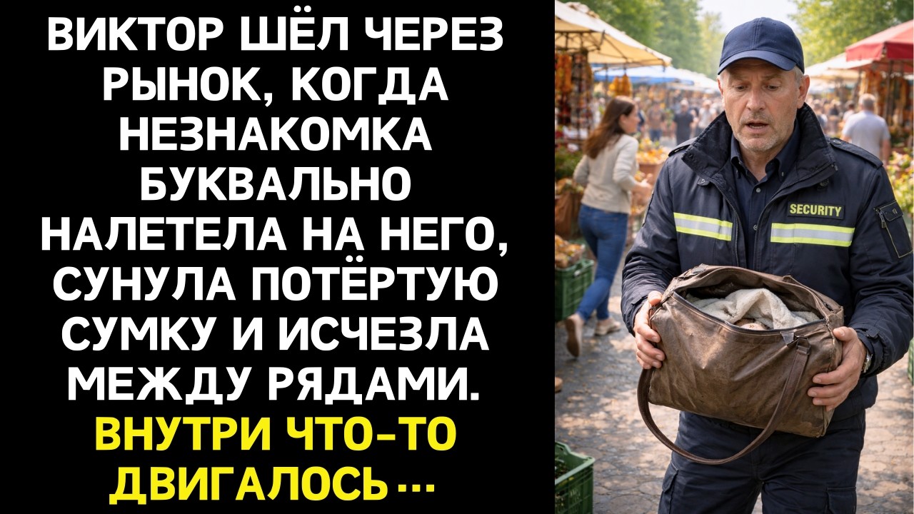 Женщина бросила сумку мне в руки и побежала. НЕ ОТКРЫВАЙ — был её последний крик в толпе…