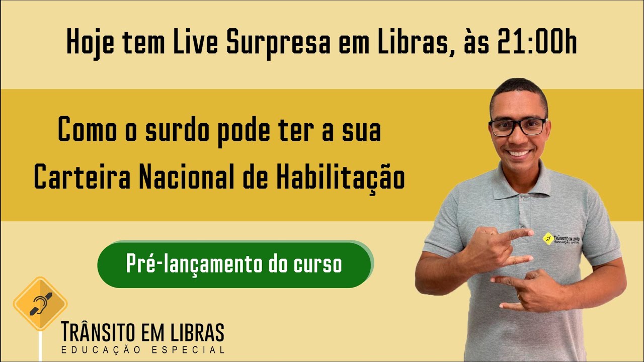 Curso de Legislação de Trânsito para Surdos