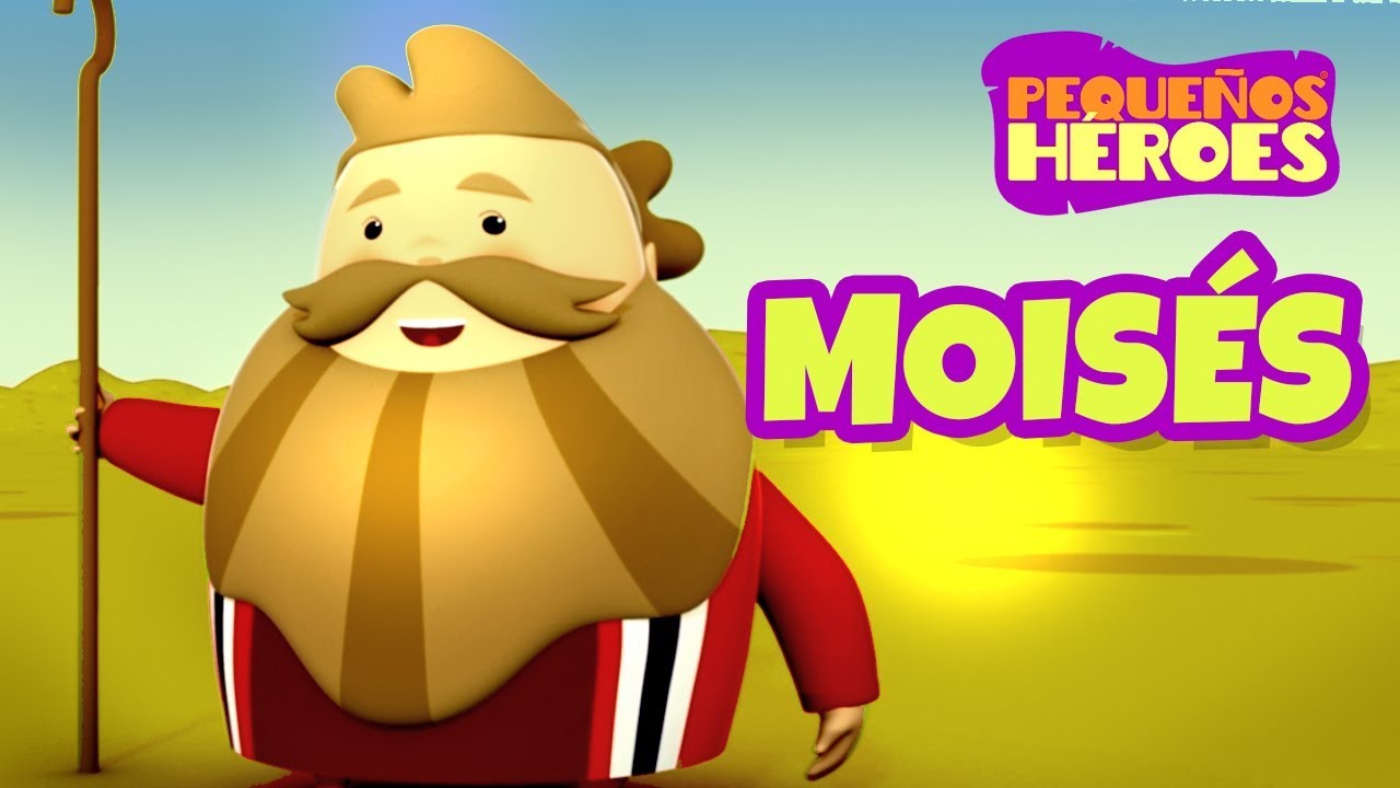 HISTORIAS DE LA BIBLIA PARA NIÑOS 📖🌊 - MOISES | PEQUEÑOS HEROES