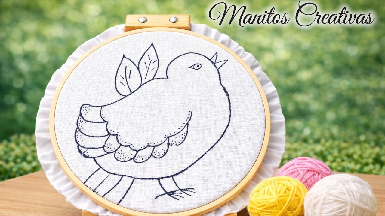 ✨️💕🐦¡¡ UN BELLO BORDADO CON NUEVA PUNTADA PARA AVEZ SUPER FENOMENAL!! 🐦🌸💕
