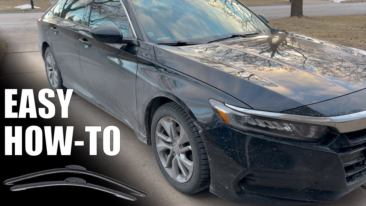 Honda Accord Wiper Blade Install - Windshield Wiper Blade Change
