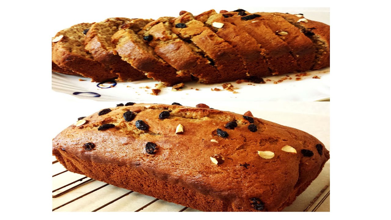 Banana Loaf Cake/Banana Bread with Whole Wheat flour | No butter, Healthier alternative