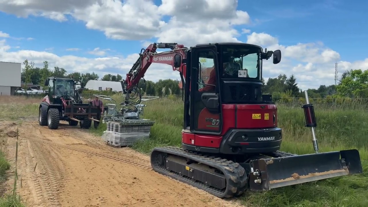 Akademia  - plant i rozkładanie chwytakiem Vio57 - lemiesz dms laser i probst hvz-eco