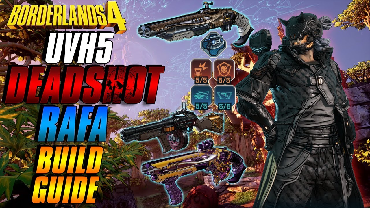 ONE SHOT JAKOBS RAFA BUILD DELETES THE GAME!! (UVH5) | Deadshot Rafa | Borderlands 4 Build Guide