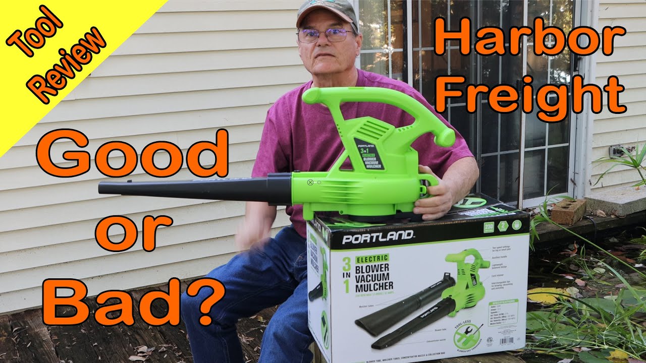 Обзор и демонстрация пылесоса-мульчера Portland Electric Blower. Подарок ко Дню отца.