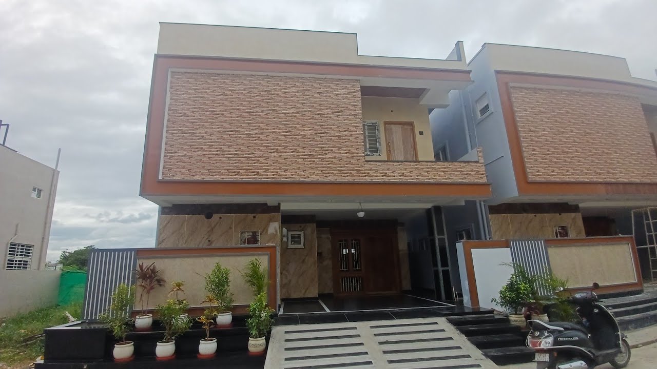 NEW LUXURIOUS DUPLEX VILLA FOR SALE GUNTUR INNER RING ROAD PHASE-1 NEAR BHASYAM CAMPUS