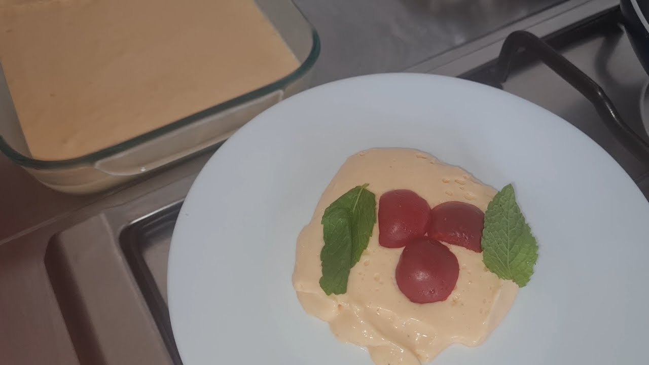 Mouse esponjoso de curuba, un postre especial! #recetasfaciles #enminutos