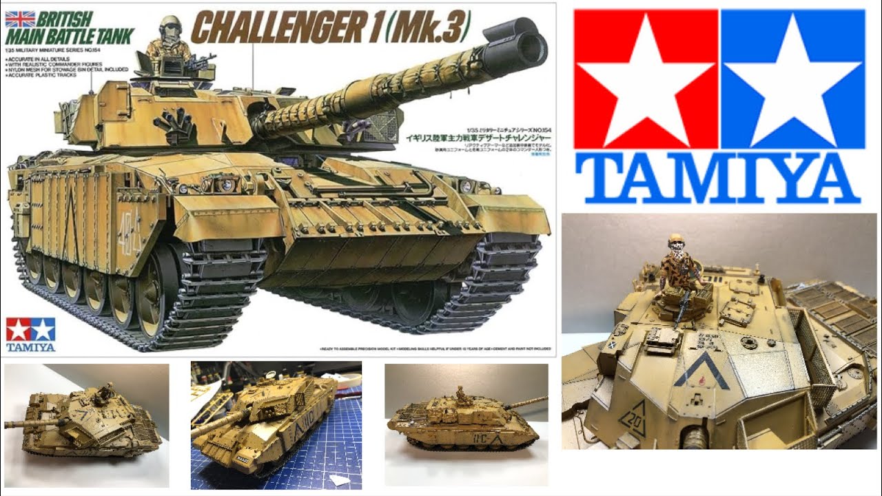 Tamiya - 1:35 Challenger 1 Mk.3 - Complete Build