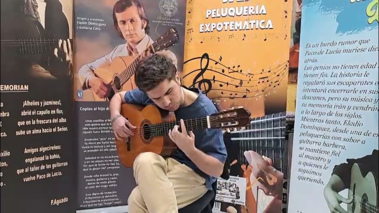 Mario en el 12º Encuentro con PACO de LUCÍA