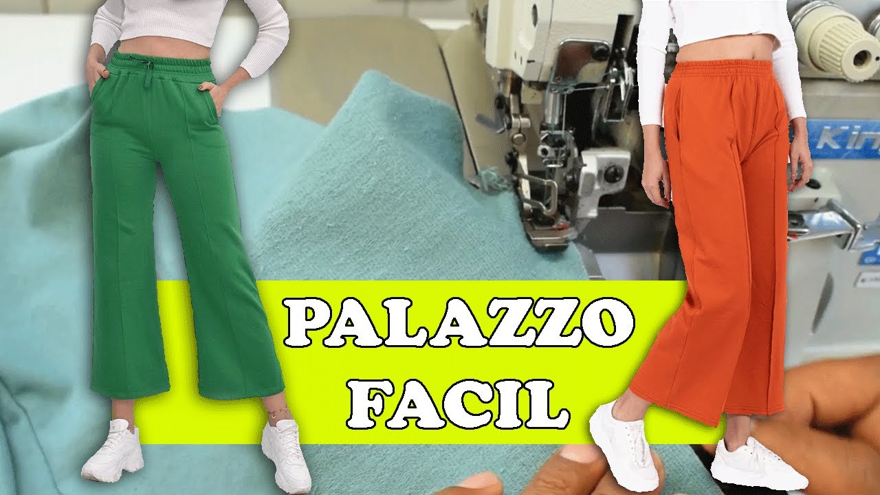 MUY FACIL PANTALON PALAZZO PARA DAMA|Tips De Confeccion
