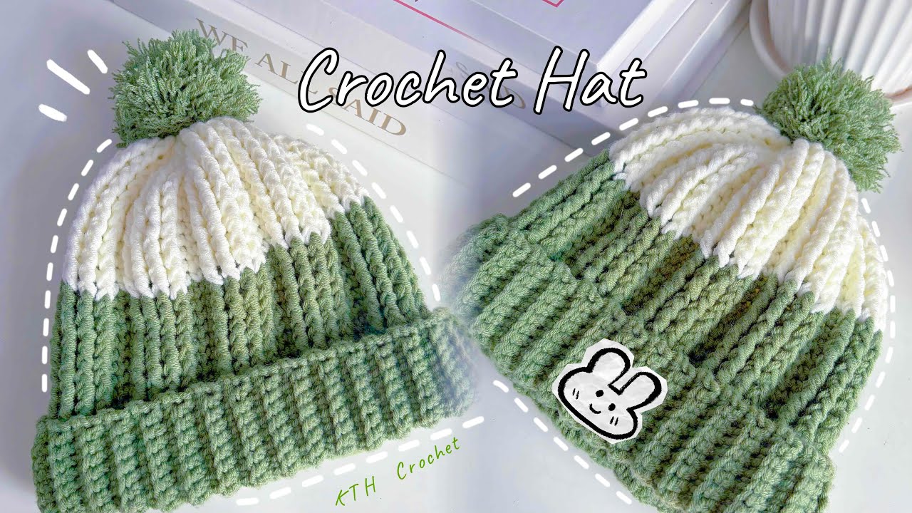 Crochet Hat (အနွေးခေါင်းစွပ်ထိုးနည်း)