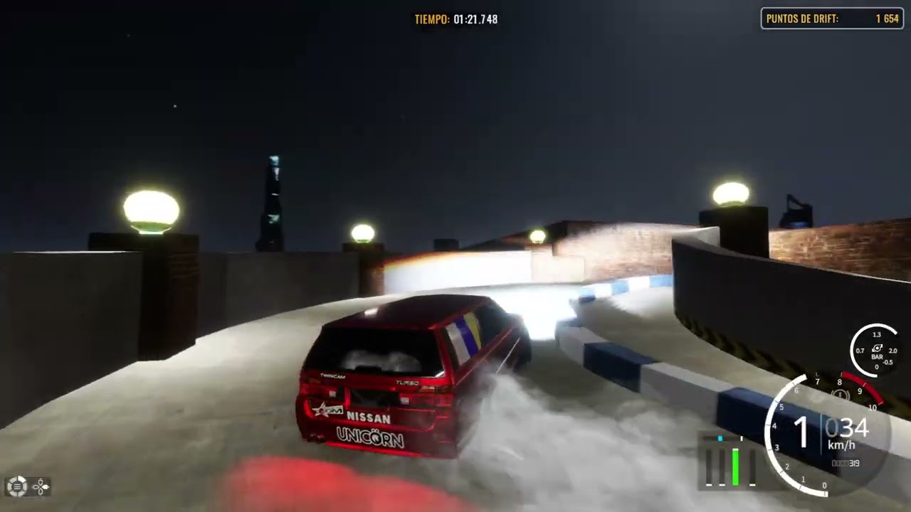 PS4: CARX DRIFT : DRIFT en el PARKING cn Mí NISSAN UNICORN 