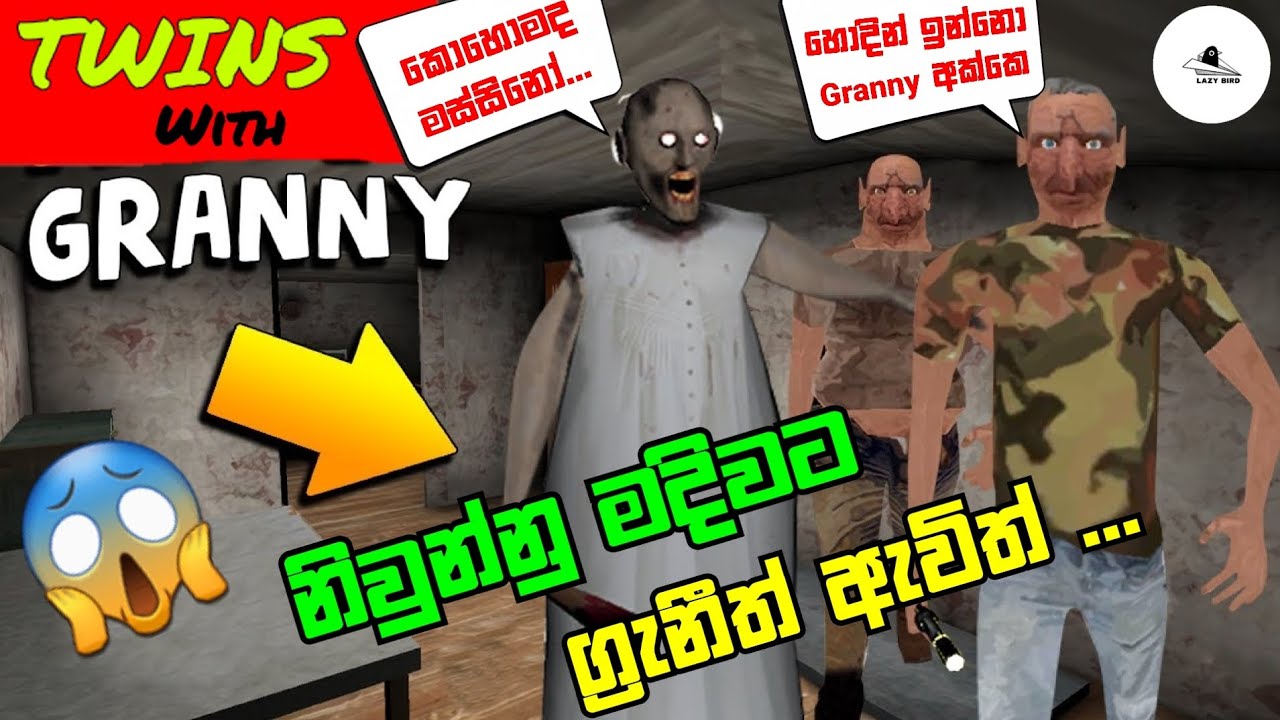 නිවුන්නු සමග ග්‍රැනී 😱... | The Twins sinhala gameplay | twins with granny and granpa |